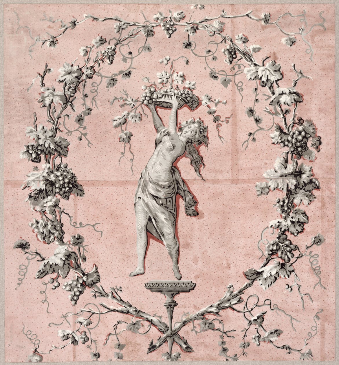 The Four Seasons: Autumn, c.1785 (wallpaper) av French School