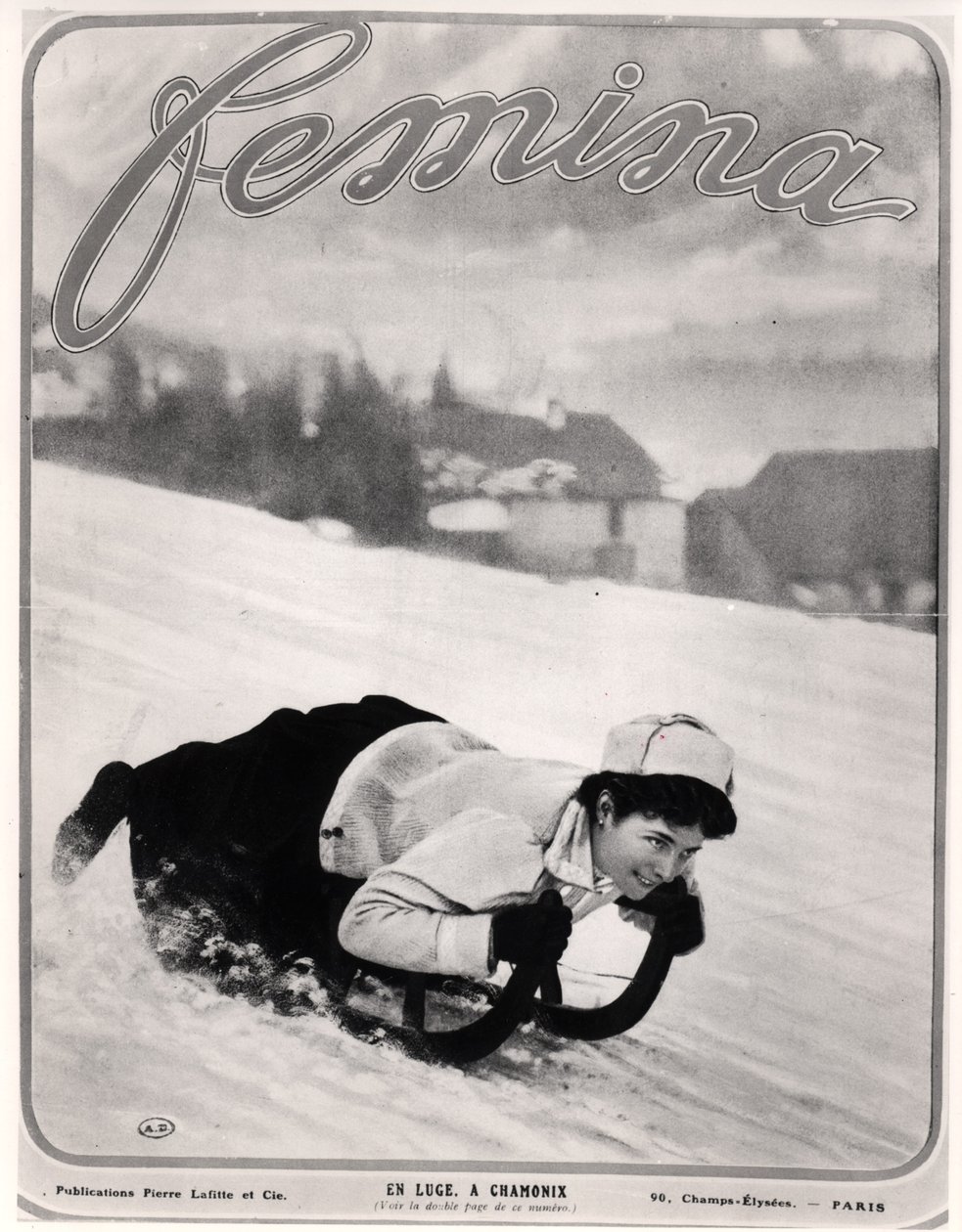 The Luge at Chamonix, från Femina av French School