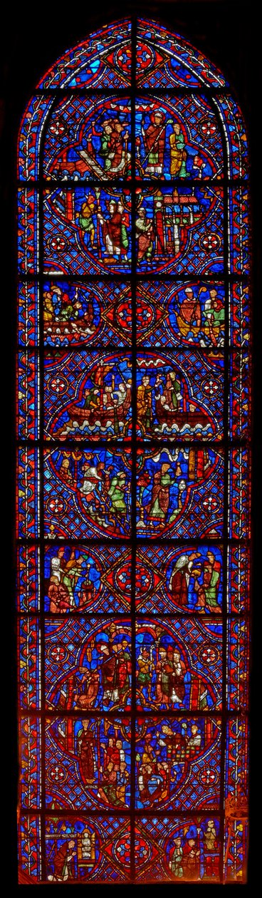 St Nicholas-fönstret (w29a) av French School