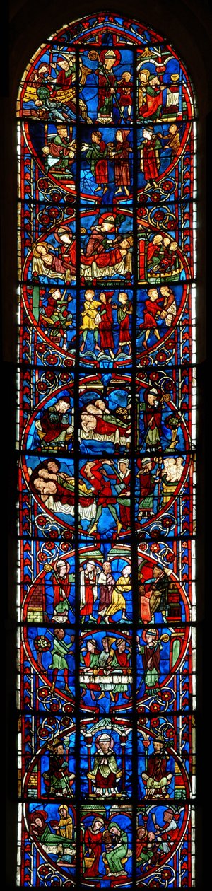 St. Nicholas fönster av French School