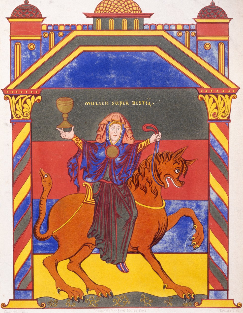 Personifieringen av det stora Babylon av French School