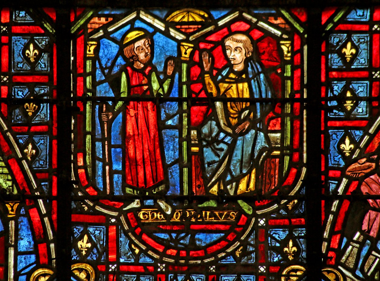 Teofilus bygger en kyrka av French School