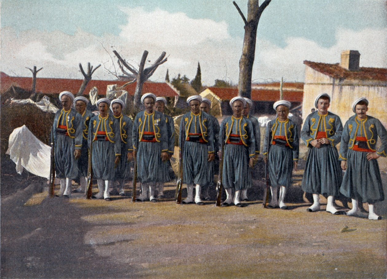 Skirmishers - i ""Military Album"" av French School