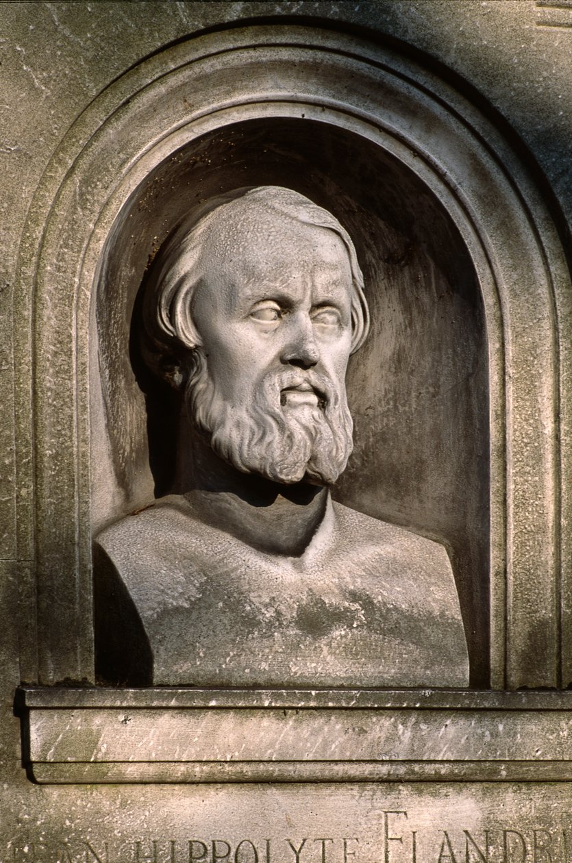 Hyppolyte Flandrins grav (1809-64) av French School