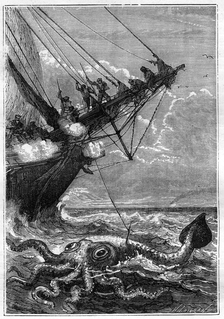 "Tjugo tusen ligor under havet" av French School