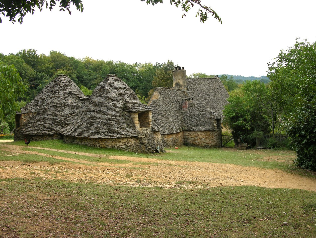 Utsikt över Cabanes de Breuil av French School