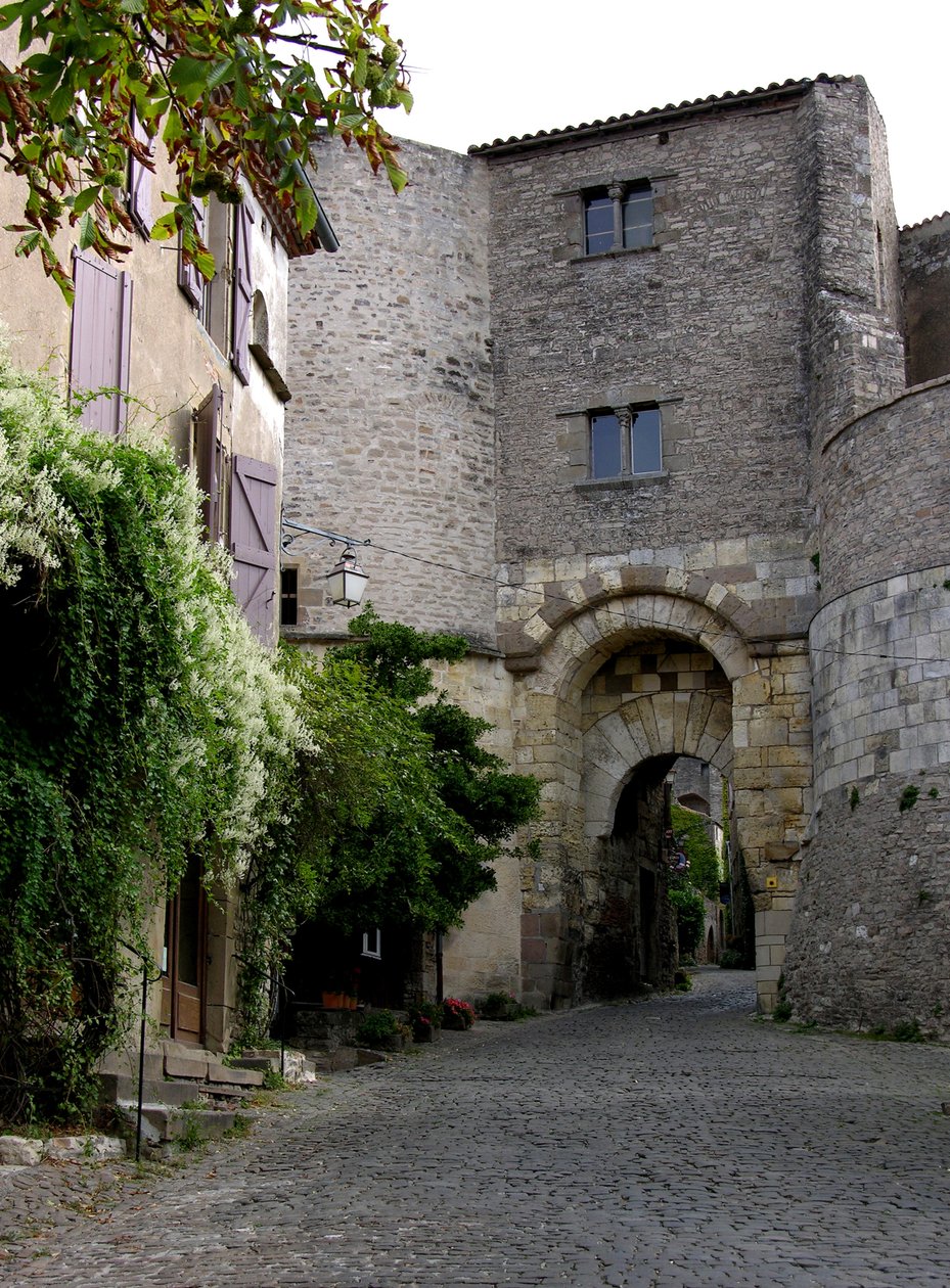 Utsikt över Porte des Ormeaux av French School