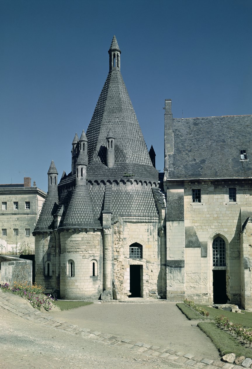 Utsikt över Tour dEvrault av French School