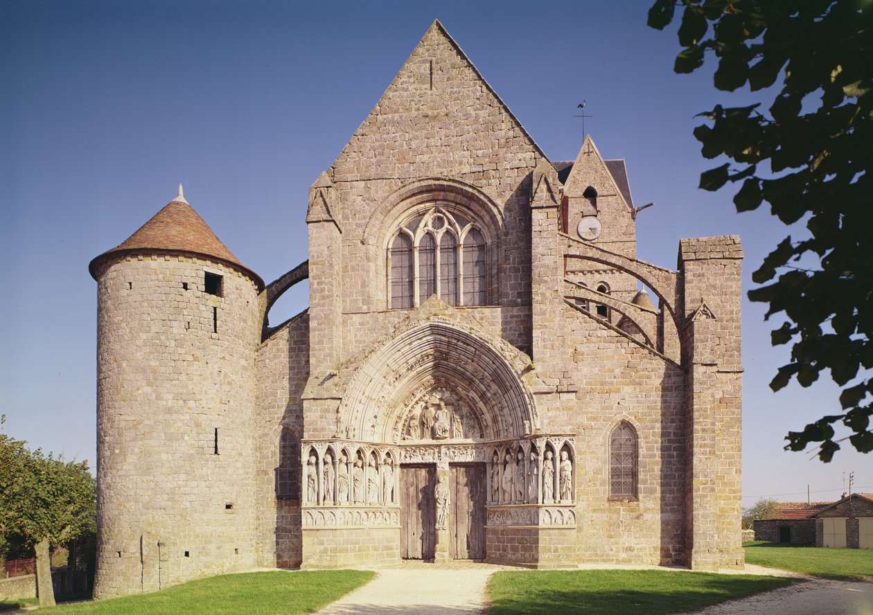 Utsikt över kyrkan av French School