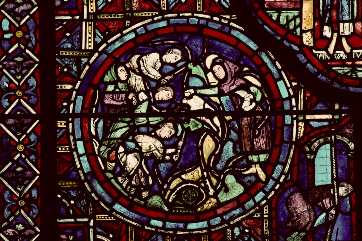 Vinodlare som beskär vinrankorna, 1200-talet av French School