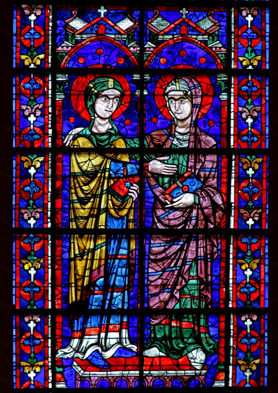 Jungfru Maria - Visitation of (w100) av French School