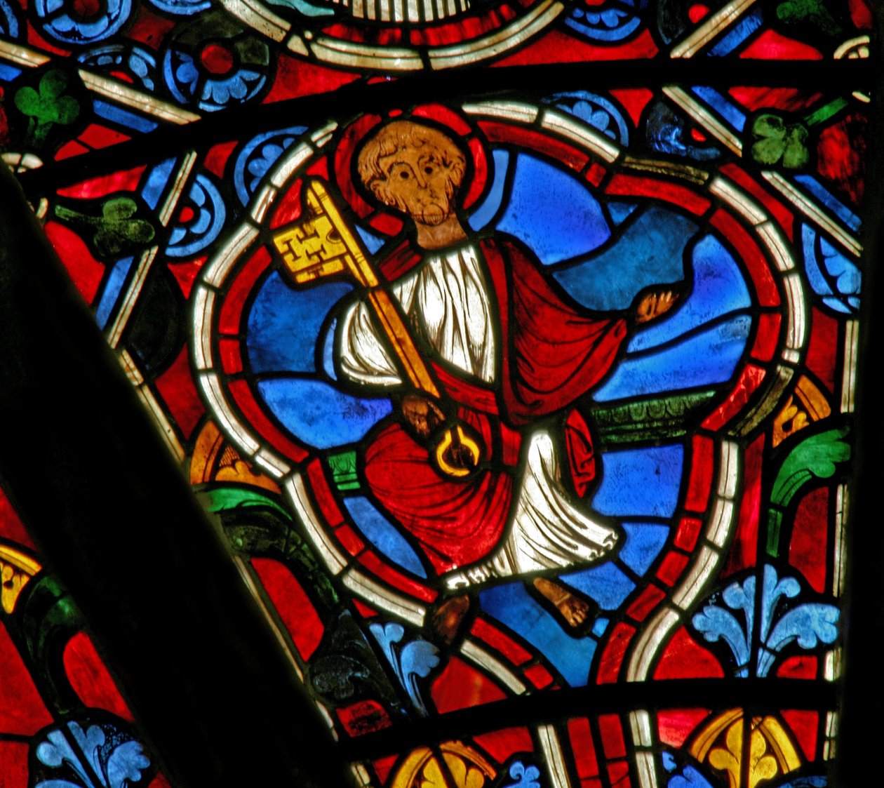 Window Ew föreställande St Peter av French School