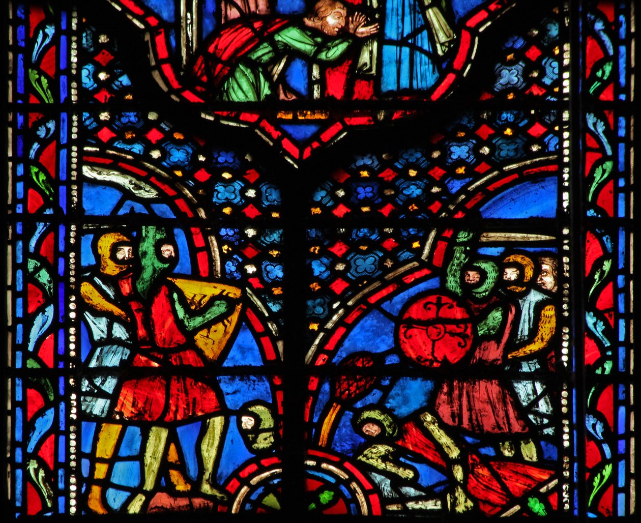 Window w14 En stridsscen av French School