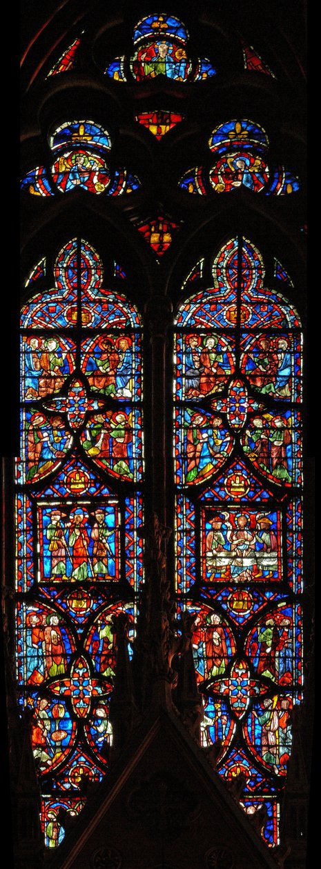 Window w8 Scener från passionen av French School