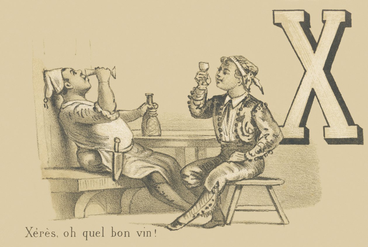 X: Xeres, åh vilket gott vin! av French School