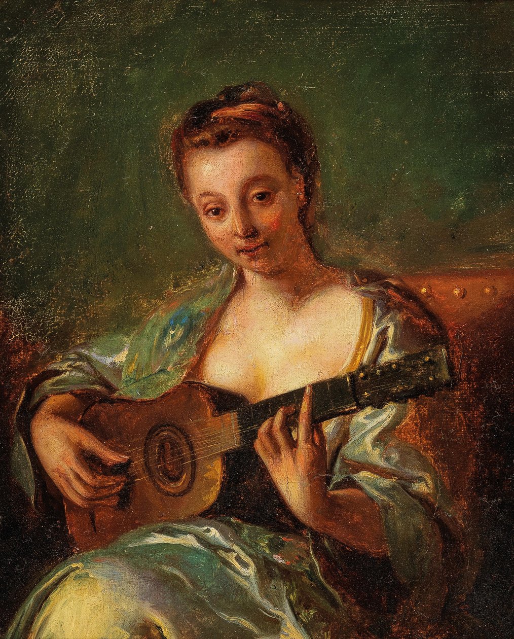 Gitarrspelande dam F 18Y av French School