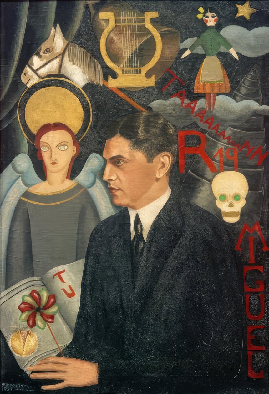Porträtt avMiguel N. Lira av Frida Kahlo