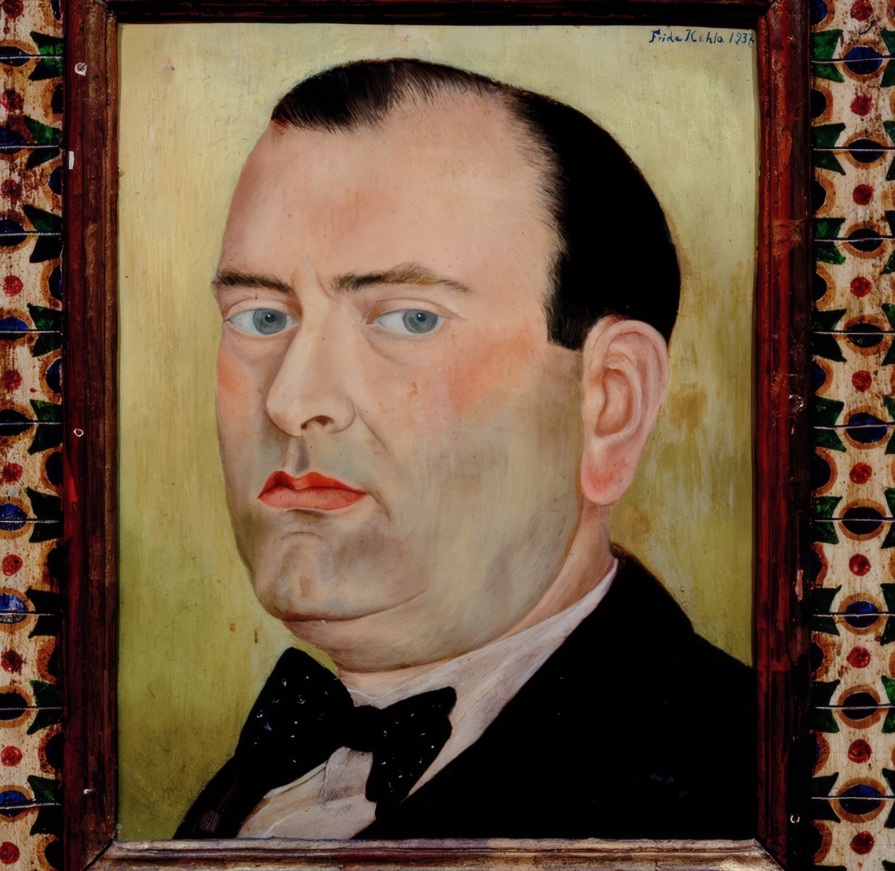 Porträtt av Alberto Misrachi av Frida Kahlo