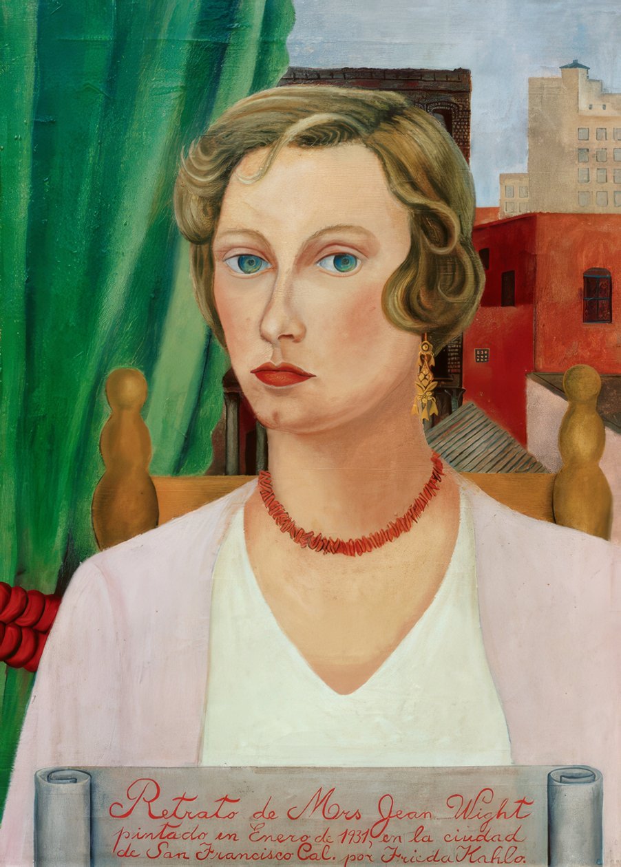 Porträtt av Mrs Jean Wight av Frida Kahlo