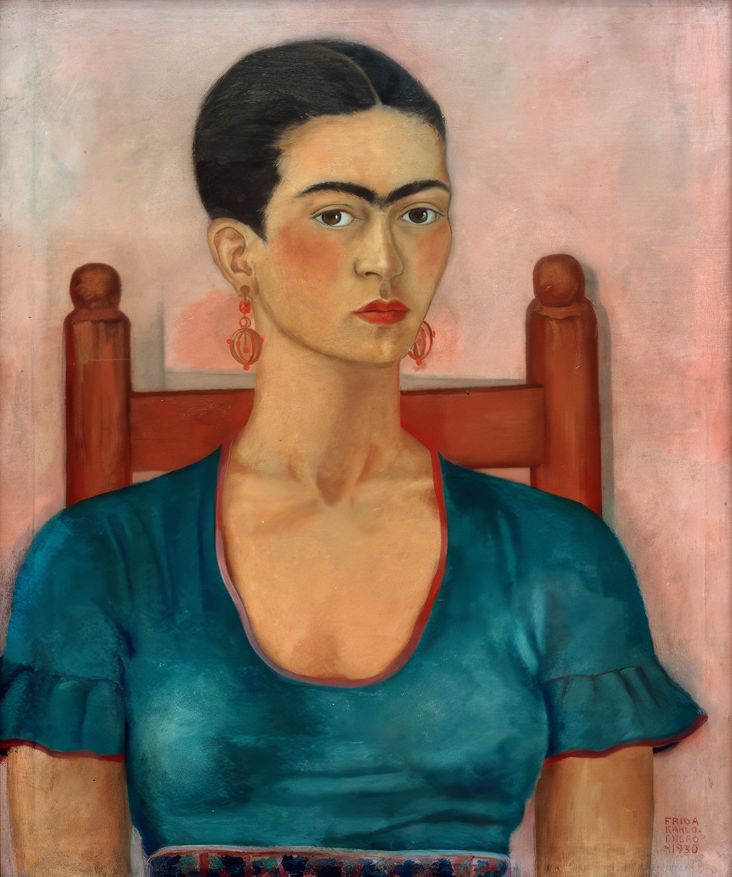 Självporträtt av Frida Kahlo