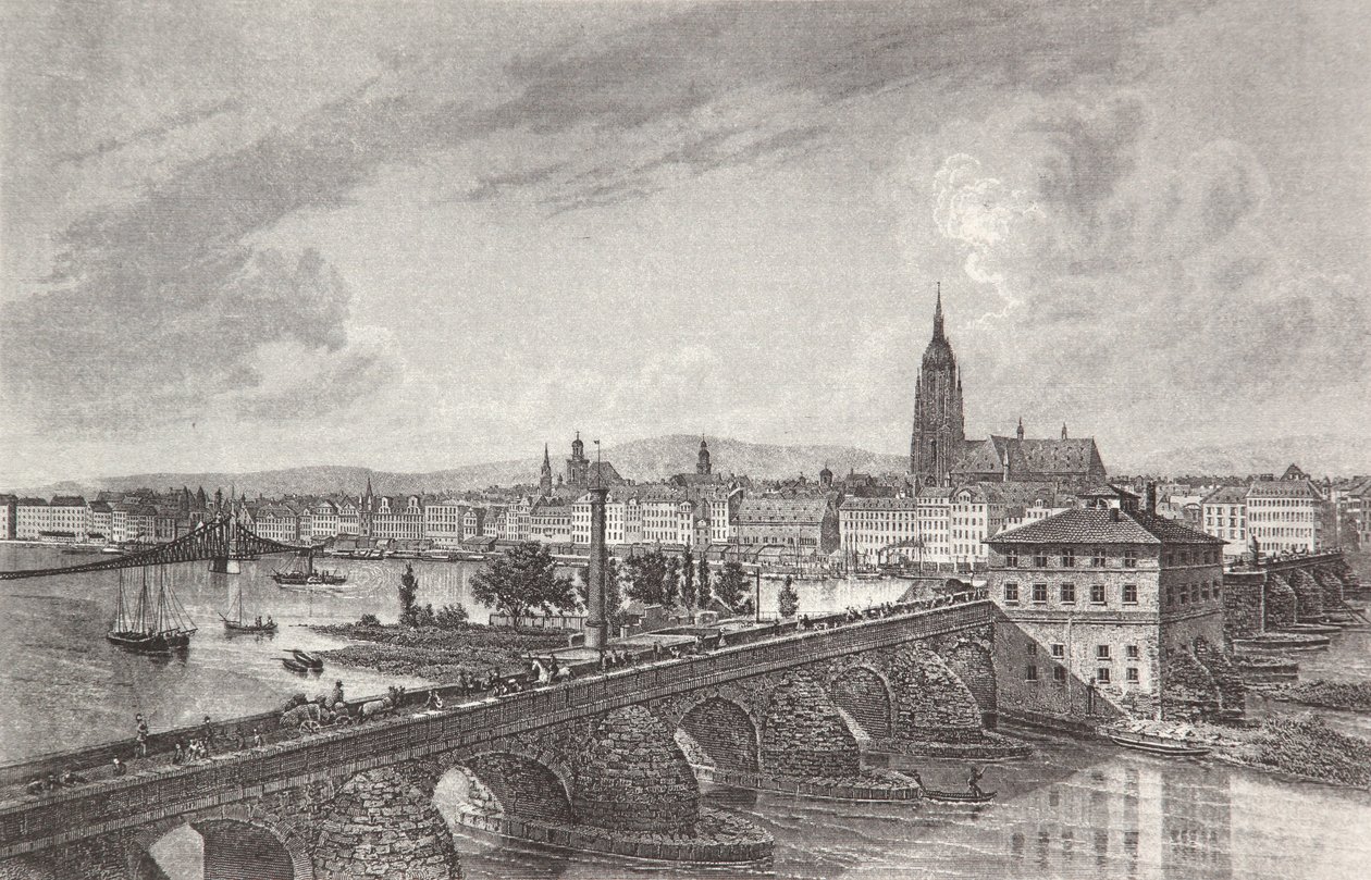 Frankfurt am Main av Pierre Joseph Redouté