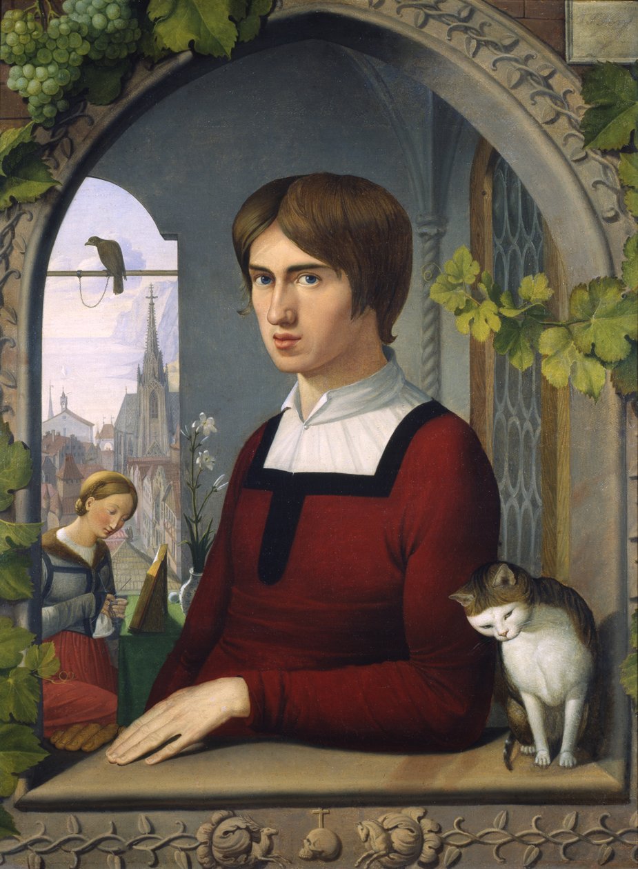 Franz Pforr, ca 1810 av Friedrich Overbeck