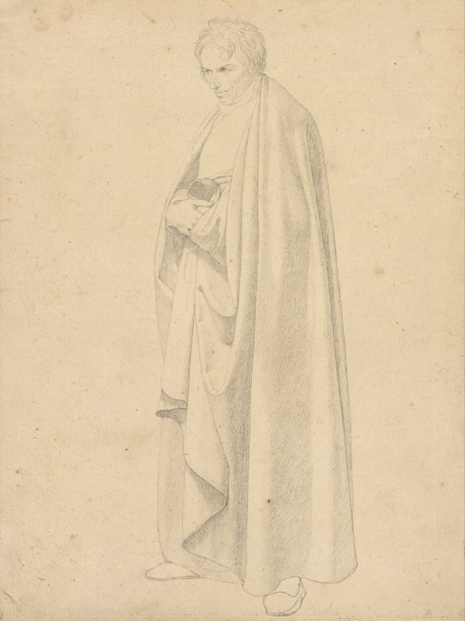 Joseph Wintergerst i en golvlång kappa av Friedrich Wilhelm von Schadow