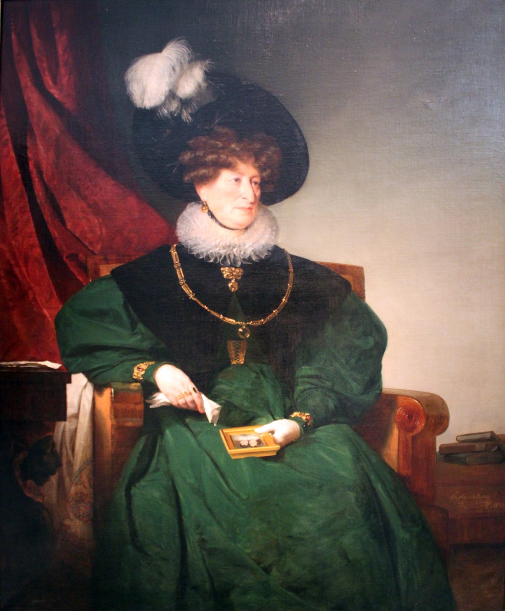 Porträtt av friherrinnan Cecilie von Eskeles, f. Itzig i Wien av Friedrich von Amerling