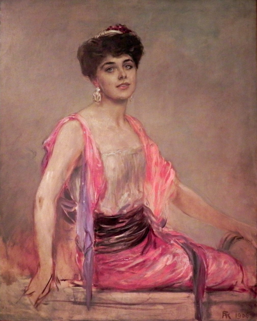 Kaulbach Geraldine Farrar av Friedrich August von Kaulbach
