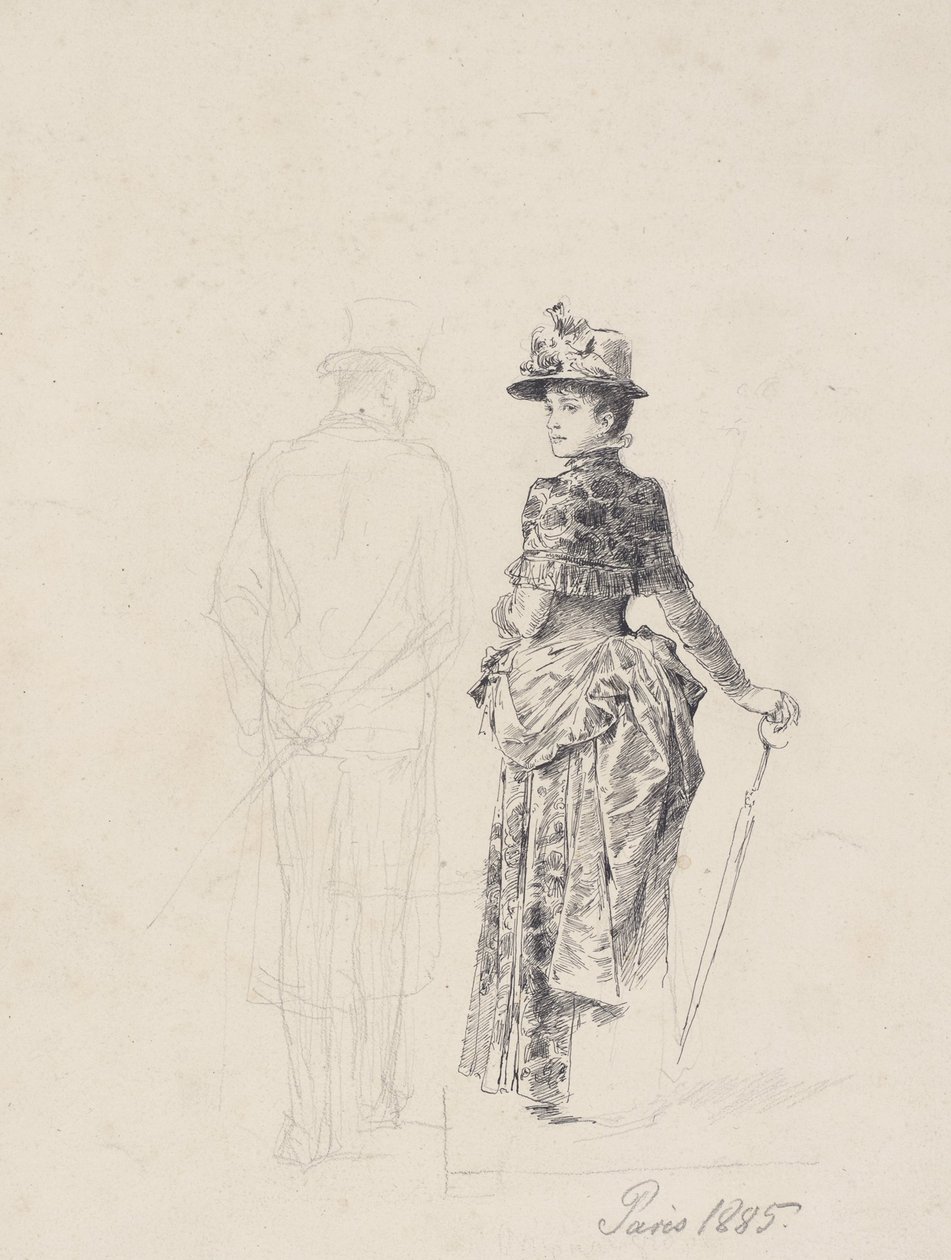 Paris 1885 av Friedrich August von Kaulbach
