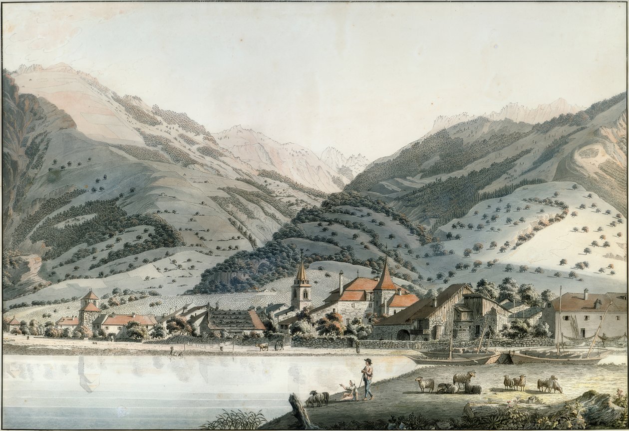 Staden Villeneuve av Friedrich Georg Wexelberg