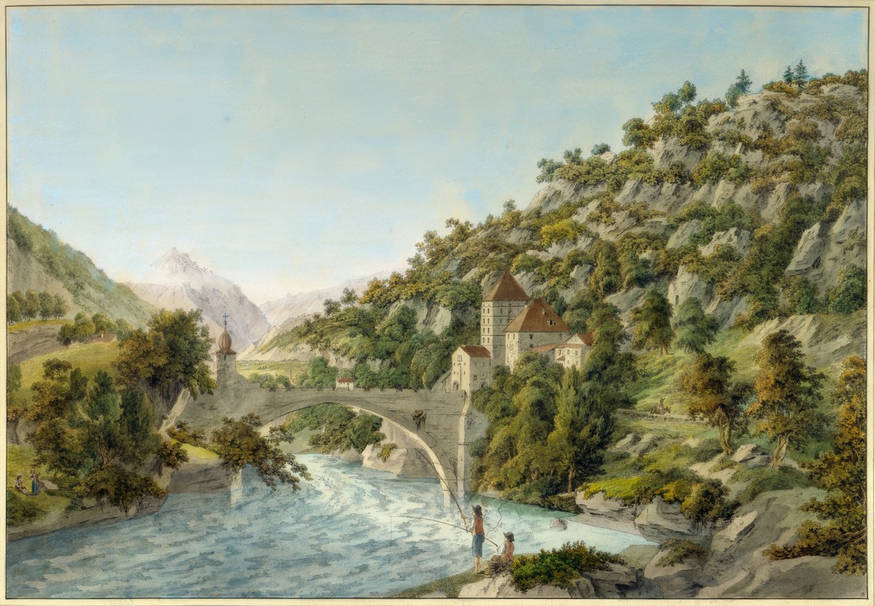 Bron i Saint-Maurice av Friedrich Georg Wexelberg