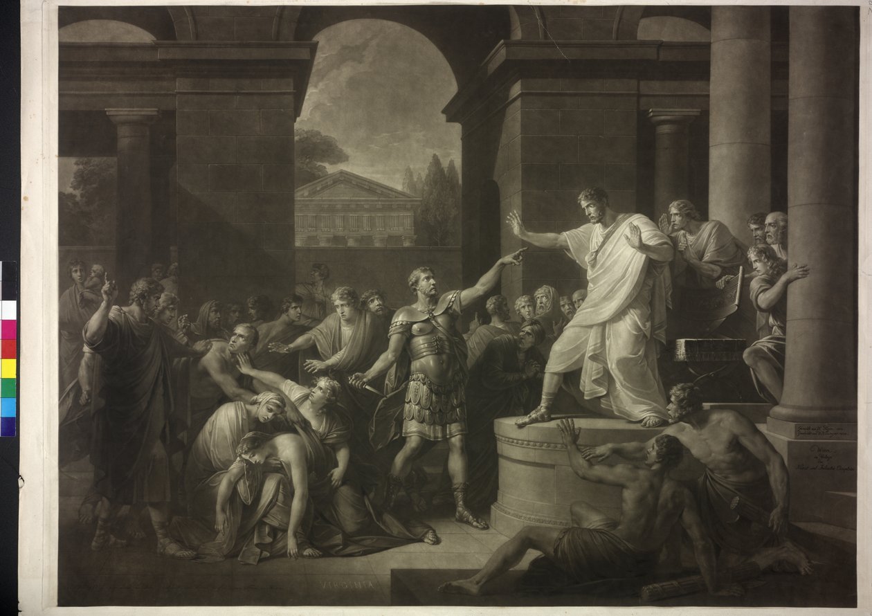 Virginias död av Friedrich Heinrich Fuger