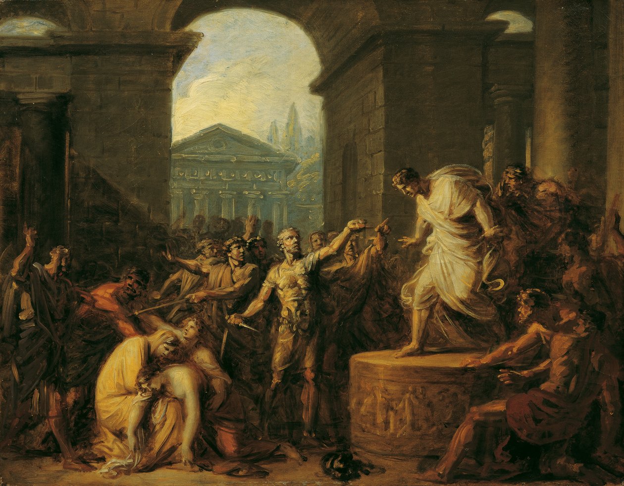 Virginias död av Friedrich Heinrich Fuger