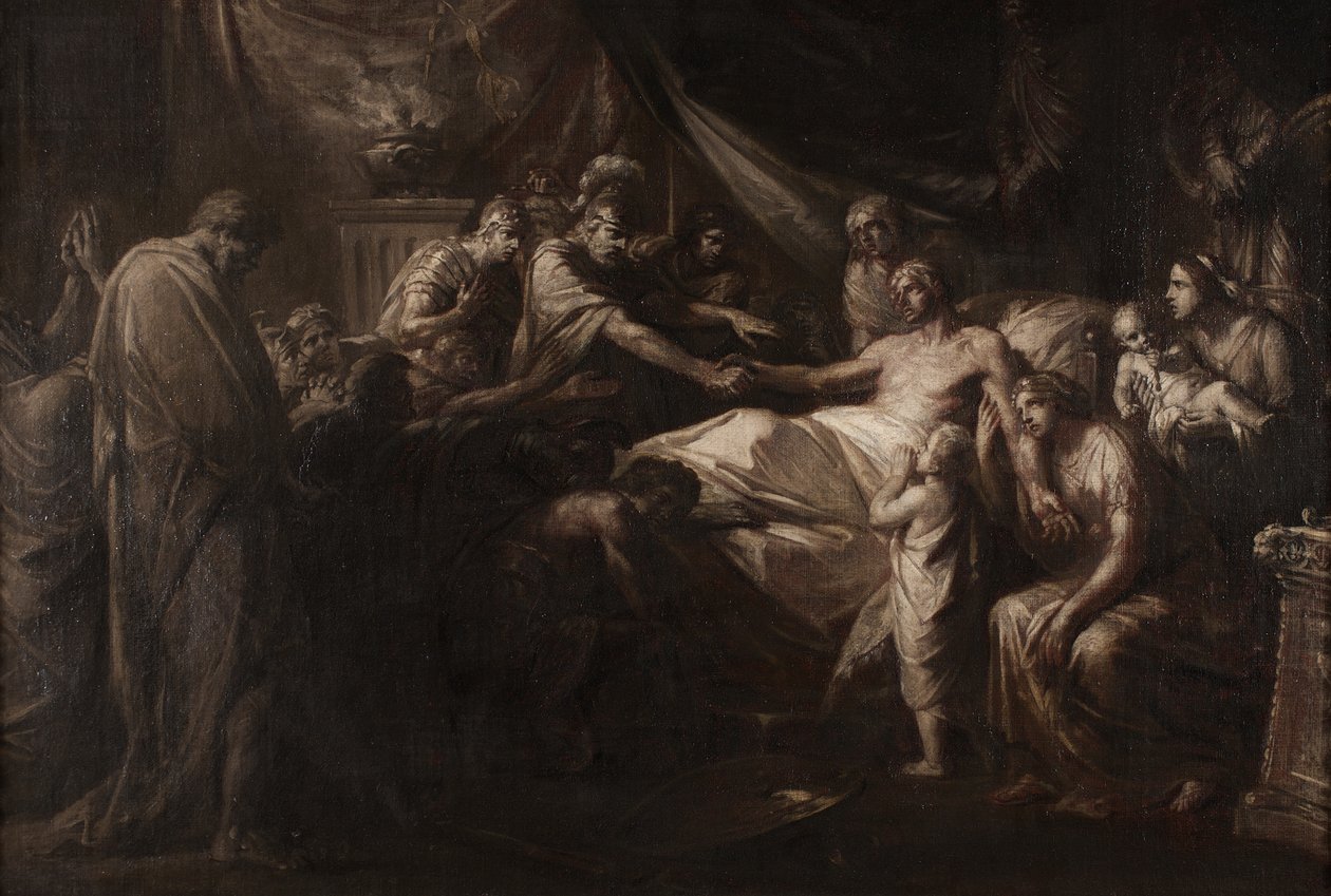 Der Tod des Germanicus av Friedrich Heinrich Fuger