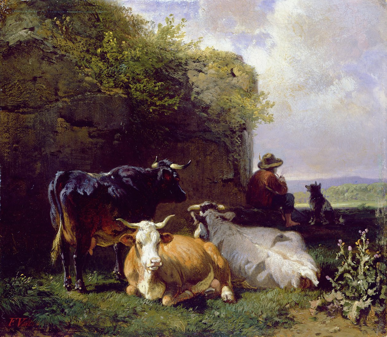 Okänd bild av Friedrich Johann Voltz