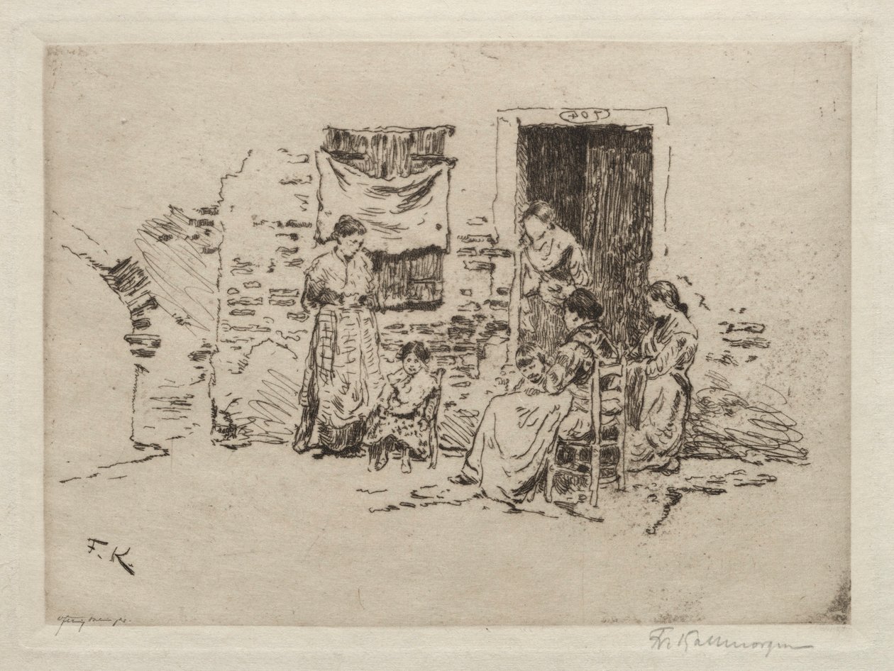 Chioggia av Friedrich Kallmorgan