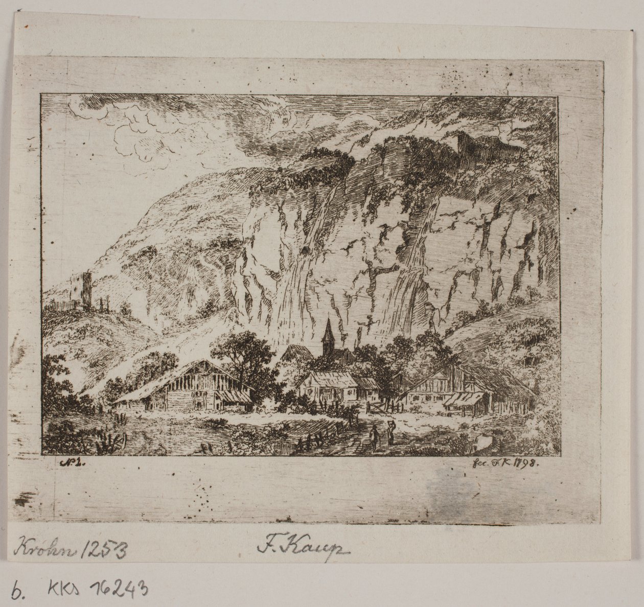 Landskap av Friedrich Kaup