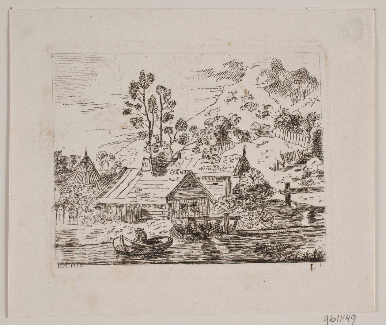 Bergsområde av Friedrich Münter