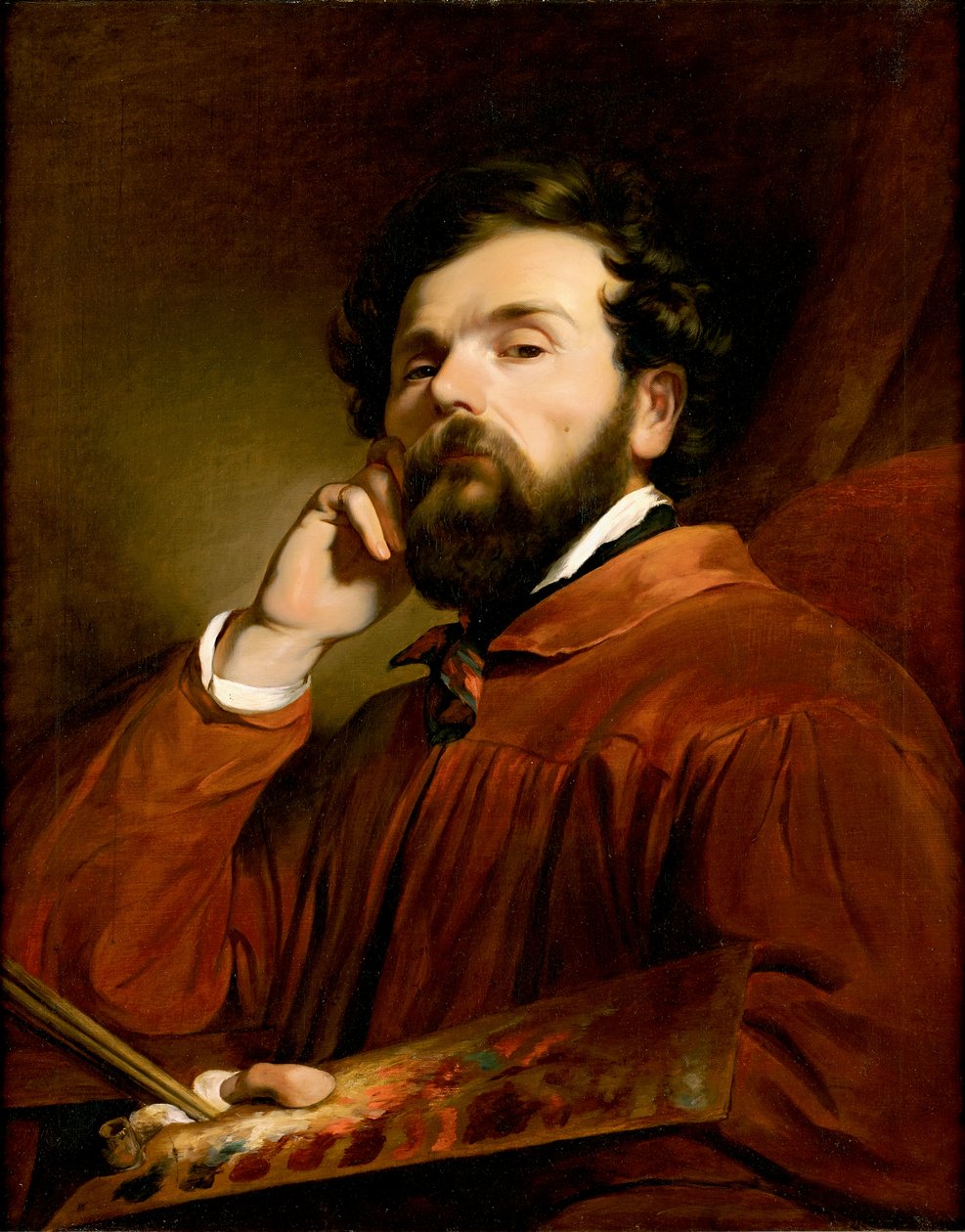 Självporträtt, efter 1846. av Friedrich Ritter von Amerling