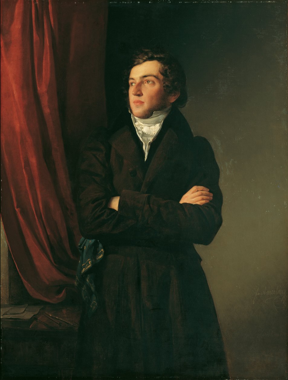 Målaren Robert Theer av Friedrich von Amerling
