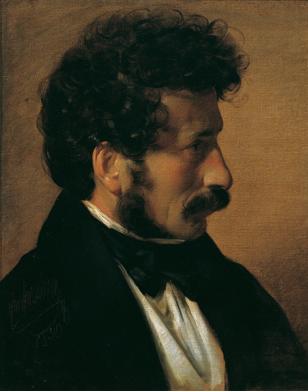 Der Maler Theodor Alconière av Friedrich von Amerling