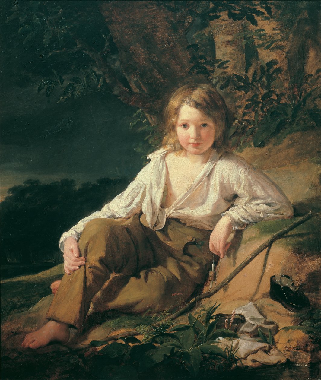 En fiskarpojke av Friedrich von Amerling