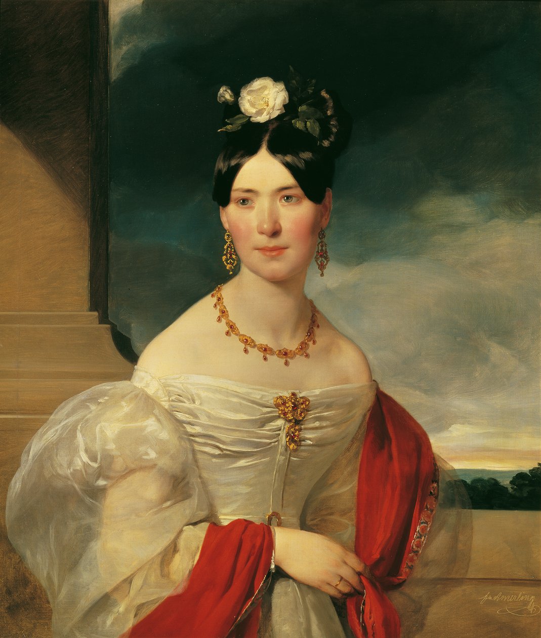 Marie Freiin Vesque von Püttlingen av Friedrich von Amerling