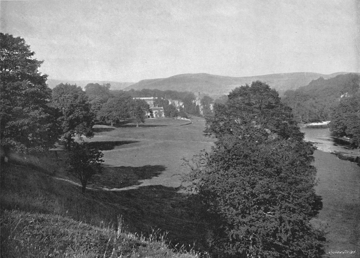 Bolton Abbey, c1896 av Frith and Co