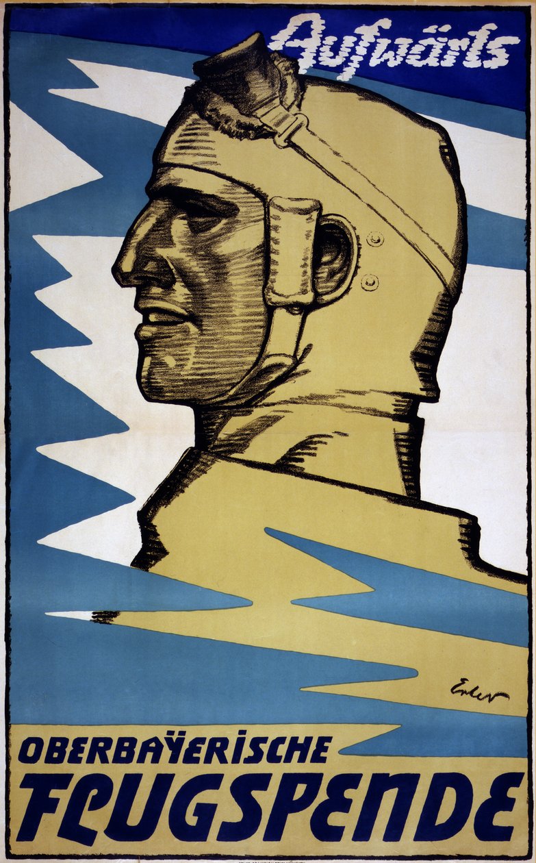 Framåt: Oberbayern Aviation Fund, 1916 av Fritz Erler