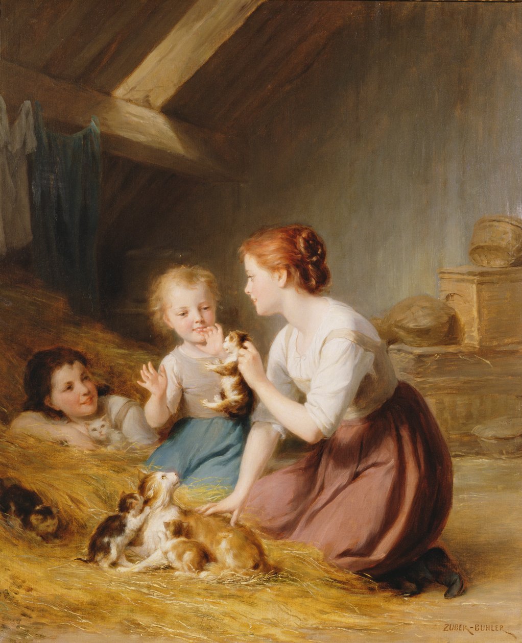 Kattungar av Fritz Zuber Buhler
