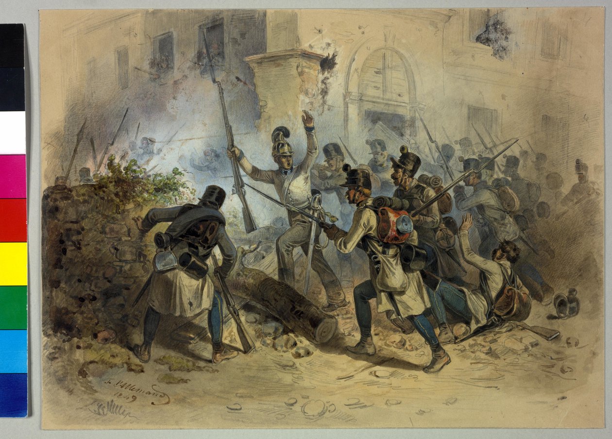 Krigföring i städer 1848 av Fritz L