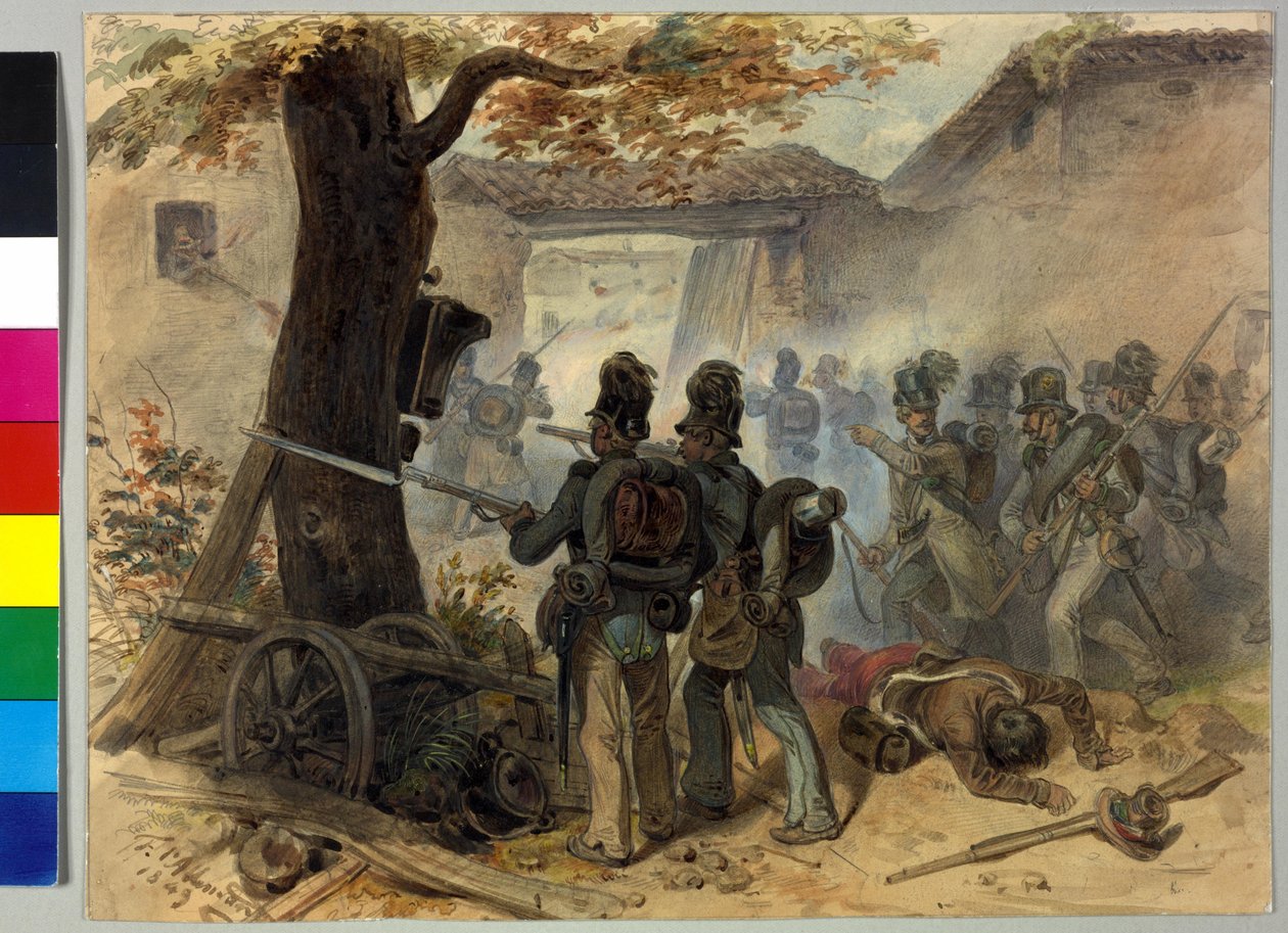 Krigföring i städer 1848 av Fritz L
