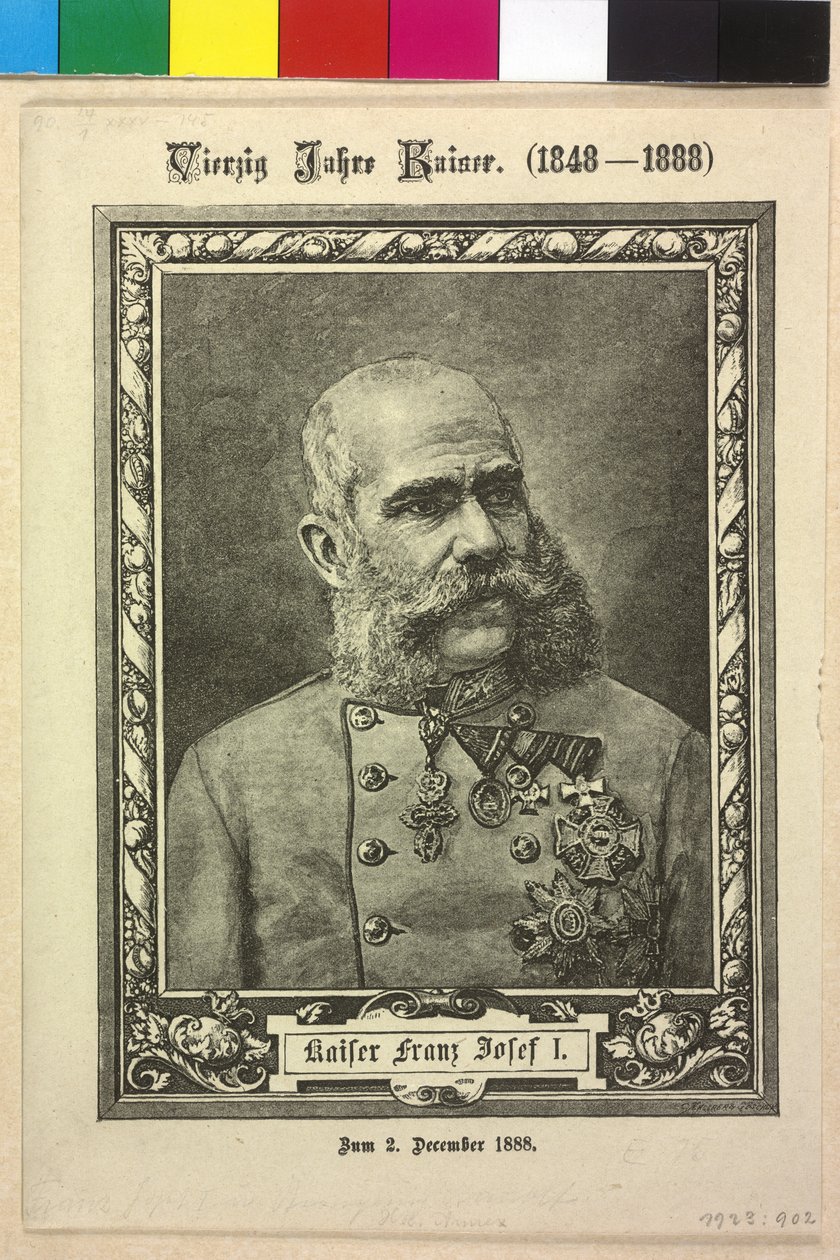 Kejsare av Österrike Franz Joseph I av Fritz Luckhardt